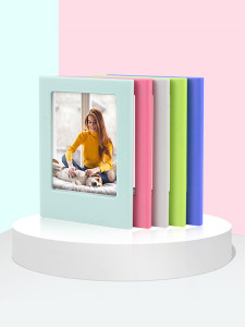 Рамка для моментальных фотографий Polaroid магнитная пластиковая розовая