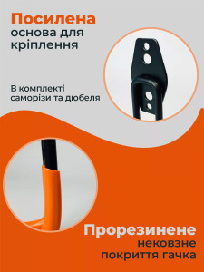 Набор двойных универсальных гаражных крючков 12 шт. на стену для организации инструментов или шин из стали