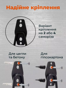 Набор двойных универсальных гаражных крючков 12 шт. на стену для организации инструментов или шин из стали