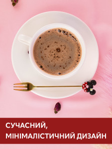 Десертная вилка Пончик с ушками для торта, фруктов и пирожных из нержавеющей стали 13.3 см золотая