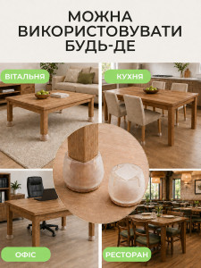 Защитные накладки на ножки стульев (комплект 4 шт) круглые ТESLYAR силиконовые на 3,7–4,2 см прозрачные