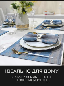 Кольцо для салфеток Серебряный цилиндр Yartes 4х2.8 см премиум металл