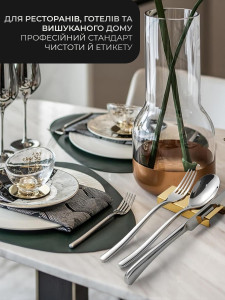 Подставка под столовые приборы, нож, вилку и ложку Золотой мостик Yartes 10.3х4х1.5 см трехсекционная