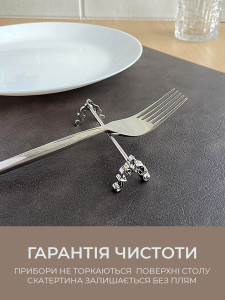 Підставка для столових приборів Квітка Yartes нержавіюча сталь 8.5х2.6 см Срібна