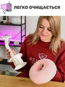 Подставка для телефона с мягкой подушкой 18,8x18,5x12,7 см розовая