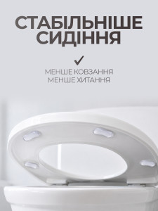 Бамперы на сиденье для унитаза (комплект 5 шт) самоклеящиеся YARTES силиконовые прозрачные