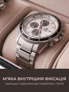 Тубус-футляр для хранения часов экокожа 19х9 см черный