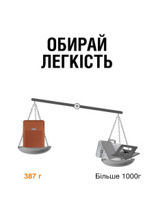 Сумка чехол для ноутбука MacBook 17"-17.3" подставка трансформер водонепроницаемая из эко кожи Коричнева