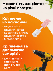 Пегборд настенный органайзер 30х30 см (без комплектующих) перфорированный Yartes для кухни, ванны, офиса Белый