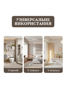 Напольная полка для хранения в ванную комнату или туалет на 4 яруса ABS-пластик 90х33х21 см белая