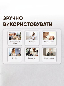 Ортопедическая анатомическая подушка для копчика из двух частей 34х32х12 см (сиденья) и 45х35 см (для спины) черная