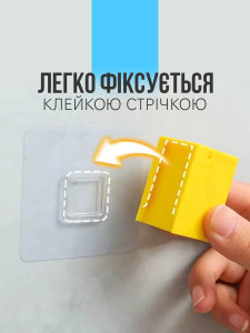 Держатели для зубных щеток комплект 3 шт в виде кубиков Лего пластиковые 3х2.8х4.5 см Голубой/Желтый/Красный