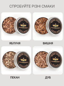 Набор бармена для создания дыма в коктейлях 4 вкуса с газовой горелкой и аксессуарами 15х15х5 см Черно-серебристый