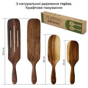 Кухонный набор деревянные лопатки Премиум с 4 предметами
